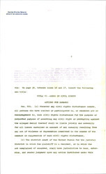 ["Possible Amendment To The Civil Rights Act Of 1966 Adding \"title Vi- Abuse Of Civil Rights: Actions For Damages\" And Section 601. There Are Also Suggestions On Language At The Bottom Of The Document."]