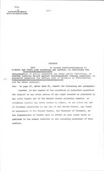 ["Possible Amendment To The Civil Rights Act Of 1966 By Senator Dirksen Adding A Paragraph On Threatening Those Protected By The Civil Rights Act Of 1966."]