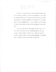 ["Administrative Record Talking About The Power Of The Government And Eminent Domain Exercised By State Governments."]