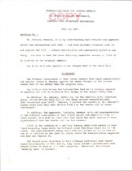 ["Questions From Dirksen To The Attorney General About The Housing Provision Within The Civil Rights Act Of 1966. The Questions Are Each Included With A Background As To Why They Are Being Asked Through."]