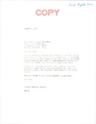 ["Letter To Erwin Salk From Dirksen Regarding Title Iv Of The Civil Rights Act Of 1966."]