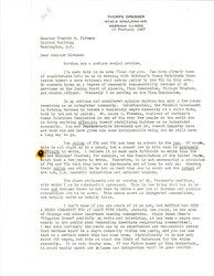 ["Letter From Thorpe Dresser To Senator Dirksen About Markham's Racial Integration Problem. Despite The Efforts Of The Community The Town Is Not Becoming Integrated And The Racial Makeup Is Staying The Same."]