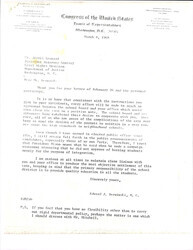 ["Letter To The Assistant Attorney General About Trying To Reach An Agreement With The School Board And The Attorney General's Office About Integration Efforts. It Was Widely Known That President Nixon Did Not Approve Of The Bussing System To Integrate Schools."]