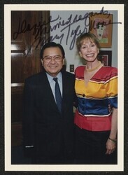 ["Signed on front: Daniel Warmest regards, Mary Tyler Moore."]