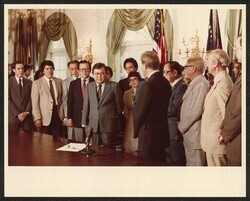 ["Stamp: Official Photograph The White House Washington."]