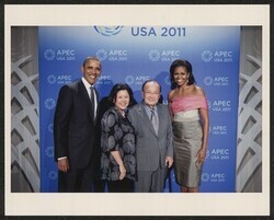 ["Stamp: Official photograph - The White House."]