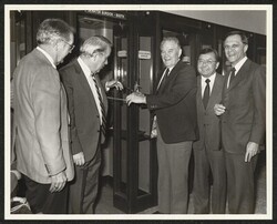 ["Information in title from back of photo."]