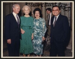 ["Signed on front: To Danny and Margaret from Robert and Erma. Best regards, 1987."]