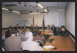 ["Caption: DKI with Senator Kay Hutchison. Photo from Sen. Hutchison, dated June 23, 1998."]