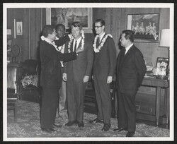 ["Information in title from back of photo."]