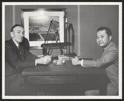 ["Information in title from back of photo."]