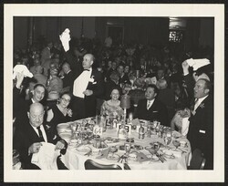["Caption: Left to Right: Frank McGregor, Bill Sanders, Mrs. F. McGregor, Ed Payton, Mrs. R. Stanton, Congressman Inouye, Mrs. E. Payton, Robert Stanton."]