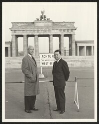 ["Information in title from back of photo. Stamp: U.S. Army Berlin Brigade Signal Division."]