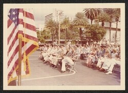 ["Caption: USAR Center dedicated to war hero: The new 600-man USAR center at Ft DeRussy, Oahu, was dedicated to a Hawaiian soldier MSG Earl Kalani who fought with distinction in the Korean and Vietnam Wars. The former Special Forces soldier passed away 5 De"]