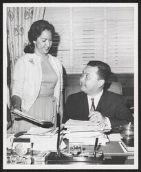 ["Information in title from back of photo."]