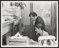 ["Information in title from back of photo."]