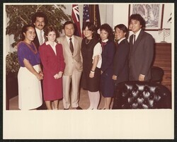 ["Information in title from back of photo. Stamp: U.S. Senate Photograph."]