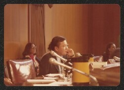 ["Caption: Congress hearings/meetings."]