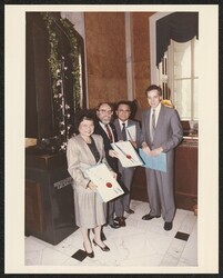 ["Information in title from back of photo."]