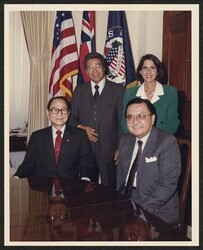 ["Information in title from back of photo. Stamp: U.S. Senate Photograph."]