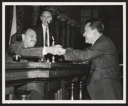 ["Information in title from back of photo."]