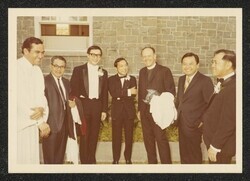 ["Information in title from back of photo."]