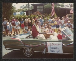 ["Caption: Kailua 4th of July parade 1983. Jeanette Crampton."]