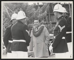 ["Stamp: Compliments of the Hawaii Visitors Bureau Lihue, Kauai, Hawaii."]