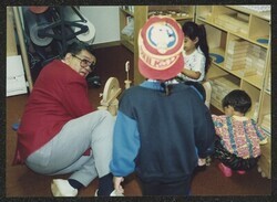 ["Information in title from back of photo."]