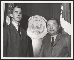 ["Information in title from back of photo."]