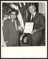 ["Information in title from attachment. Stamp: U.S. Senate photograph."]