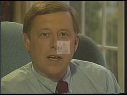 ["In the 1988 campaign ad, Democratic presidential candidate Phil Bredesen passionately eschews negative campaigning at various speaking engagements. He consistently vows to maintain an issues-based approach, emphasizing integrity and trusting voters to discern his genuine commitment to tackling real problems over indulging in political mudslinging. His repeated rejection of negative tactics underscores his dedication to a constructive and positive campaign."]