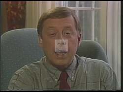 ["The 1988 political TV ad for Philip Norman (Phil) Bredesen features a series of frames where he articulates Democratic values with a focus on social support initiatives like social security, healthcare, and minimum wage. The scenes show him speaking passionately at various rallies with American flags in the background, emphasizing his commitment to aiding American citizens and outlining his progressive vision."]