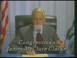 ["In this political advertisement, Jamie Clark emphasizes the strategic importance of serving on specific committees such as Interior and Aging to effectively address regional environmental concerns and advocate for senior citizens' rights. The ad highlights Clark's role in shaping significant legislation, including a new law for catastrophic health insurance, demonstrating effectiveness and commitment in Congress."]