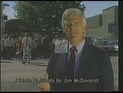 ["In this political advertisement, it is emphasized that the University of Washington, the Port of Seattle, and the Boeing Company are key economic drivers in the 7th district, supporting over half a million jobs. The ad asserts that Jim McDermott, if elected to Congress, will prioritize maintaining the strength and vitality of these institutions."]