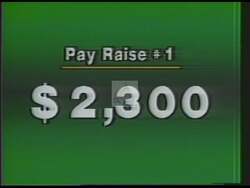 ["In this political advertisement, it is highlighted that Congressman Byron Dorgan has received multiple salary increases totaling $16,500 in less than a year, suggesting he prioritizes his own financial gain over the interests of North Dakota residents. The ad advocates for Steve Sidness for Congress, emphasizing his commitment to prioritizing the needs of North Dakota."]
