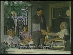 ["In this political advertisement, the focus is on promoting Paul Gilmore as a congressman who pledges to protect social security, highlighting his commitment through actions such as co-sponsoring property tax relief and supporting long-term care programs for seniors. The ad emphasizes Gilmore's strong record of assisting senior citizens, positioning him as the ideal representative for their interests."]