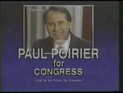 ["In this political advertisement, Paul Poirier is presented as a defender of the environment, contrasting those who exploit it for profit by highlighting his role in passing legislation that empowers Vermont communities to manage their own natural resources. The ad emphasizes that the environment is vital to Vermont's identity and survival, advocating for Poirier's election to Congress based on his legislative leadership and commitment to environmental protection."]