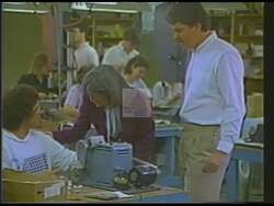 ["In the 1988 campaign ad for Republican Linda Lugenia Arey, scenes depict her engaging closely with Virginia locals at various community events, emphasizing strong conservative values. Arey passionately addresses crowds about maintaining traditional principles, ensuring no tax hikes, and underscoring her roots and integrity against rural Virginia backdrops."]