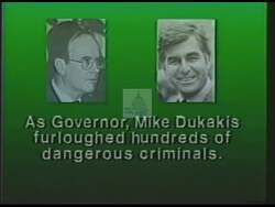 ["In the 1988 political ad for Jerry R. Curry, scenes criticized Owen Pickett for endorsing Mike Dukakis��������� controversial policies on crime and defense. The ad portrayed Pickett and Dukakis negatively, juxtaposing their political views with Curry���������s contrasting conservative stances, emphasizing stronger crime and defense policies through critical text statements."]