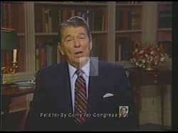 ["The 1988 Republican presidential campaign ad for Jerry R. Curry showcases his military background and leadership qualities. Featuring scenes of Curry in military and congressional settings, and military personnel in action, the ad emphasizes his defense expertise and patriotism, aiming to highlight his qualifications for presidential office through images of national defense and American flags."]