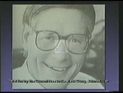 ["In the 1988 campaign ad, Rhys Lindquist is portrayed speaking at various events, emphatically advocating for tax reforms and increases, often shown against a backdrop of campaign logos and attentive audiences. The ad continually emphasizes his frequent tax proposals, underlining a negative tone toward his fiscal policies and highlighting discontent among seniors, hinting at the potential voter impact of these policies."]