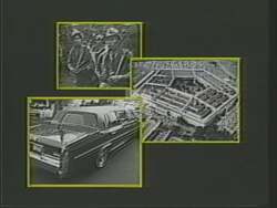 ["The 1988 Mitch Irwin campaign ad contrasts his commitment to local issues against his opponent Bob Davis, who appears aligned with defense contractors and external interests. The ad features frames of Davis with defense logos and him at a podium, while showcasing Irwin at rallies, passionately advocating for local needs and emphasizing a community-focused agenda."]