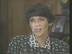 ["In a poignant 1988 campaign ad, Democratic candidate Foster L. Campbell, shown in a wheelchair and hospital bed, underscores his determination to overcome adversity. With his family and campaign posters visible, he addresses audiences and his wife at various settings, expressing gratitude and zeal to continue his political journey despite challenges."]