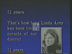 ["The political TV ad for Lewis F. Payne criticizes opponent Linda Airy for her lack of connection to Virginia, particularly her ignorance of local trade issues and her broader disconnection from community concerns. The ad portrays Airy as an outsider, emphasizing her disconnect through various scenes, including her standing against a Washington D.C. backdrop and addressing an unseen crowd, highlighting her absence and lack of familiarity with local affairs."]