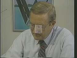 ["The 1988 political TV ad for Democratic presidential candidate James Randolph Olin showcases his deep involvement in community issues through repeated scenes of him engaging with constituents at various town meetings. The ad emphasizes his dedication, accessibility, and strong work ethic, portraying him as a committed and attentive leader focused on genuinely addressing the concerns of the people."]