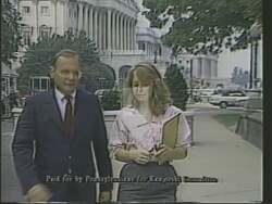 ["The 1988 political ad for Democratic Party candidate Paul Edmund Kanjorski highlights his passionate advocacy and leadership. Featuring scenes of Kanjorski addressing Congress and constituents, the ad emphasizes his dedication to Northeastern Pennsylvania and his commitment to vigorously representing his district in a variety of professional and legislative settings."]