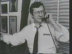 ["The 1988 political ad for Democratic presidential candidate Dave Obey showcases his fervent advocacy for fiscal responsibility in Congress. Throughout the ad, he passionately argues for budget cuts and reallocating funds towards domestic investments like education, healthcare, and job programs. Scenes depict Obey debating fiercely against wasteful spending and large deficits, emphasizing his commitment to strengthen America's financial health and prioritize citizen welfare."]