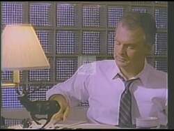 ["In the 1988 ad campaign, Democratic Party candidate Mike Parker is depicted across multiple scenes promoting economic development and job creation in rural Mississippi. The visuals show him speaking at various rallies with enthusiastic support, interacting with local workers, and standing confidently at transportation and industrial sites, all underscoring his commitment to progress and leadership within the state."]