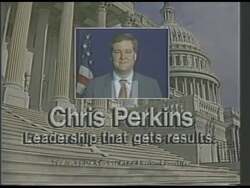 ["In the 1988 campaign ad, Congressman Chris Perkins emphasizes his dedication to education in Kentucky. The visuals predominantly showcase him interacting with teachers and students in classrooms, discussing educational funding, and illustrating the enhancements his initiatives have brought about. His commitment to improved local education is underlined by his speeches at various educational facilities, surrounded by supportive and grateful community members."]